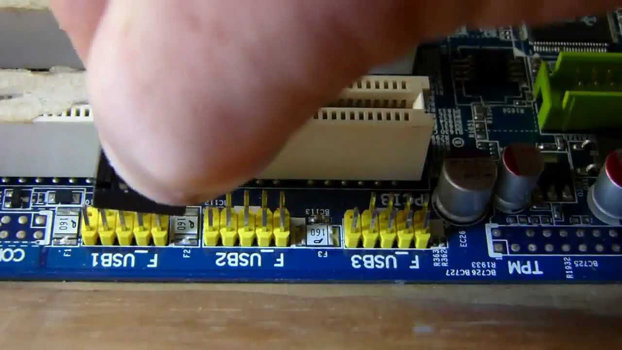 motherboard usb connectors